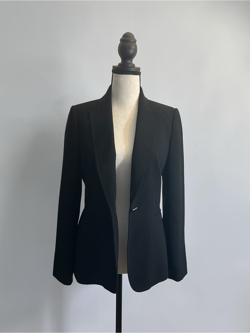 Tahari Alfred S Levine Black Blazer Jacket Size 4